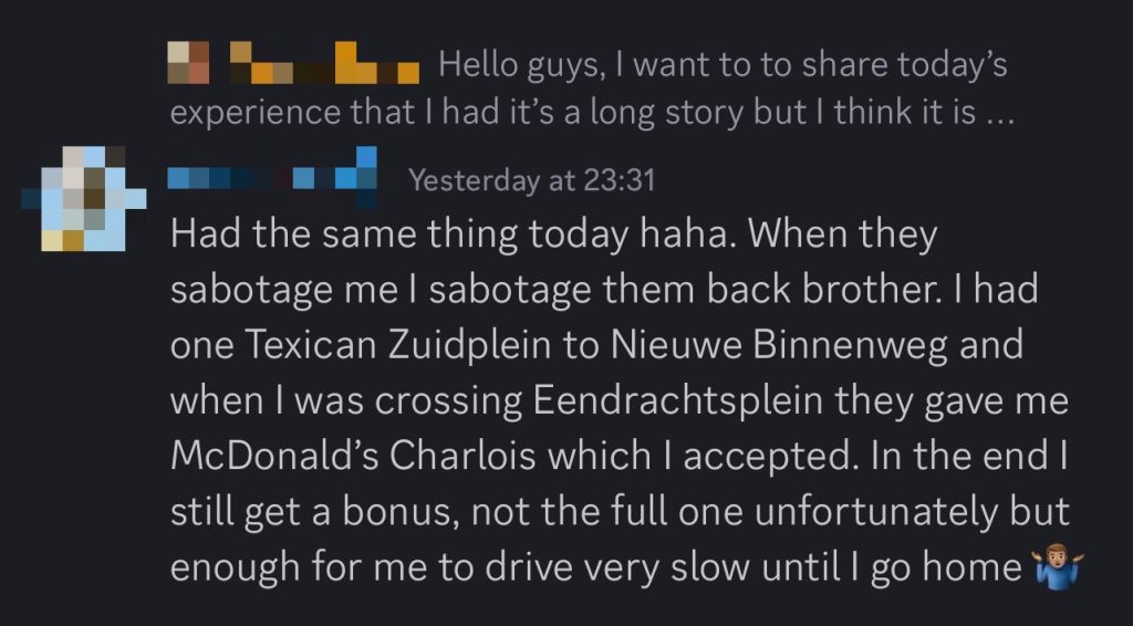 Delivery workers respond to expectedly by sabotaging the ai right back at it. 